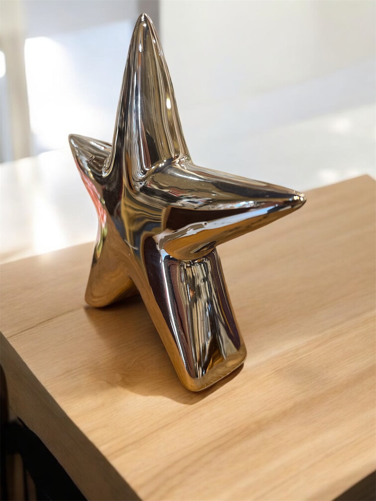 Christmas porcelain star 12 cm